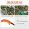 Adjustable Pole Saw 7.3-27 ft Fiberglass Tree Trimmer with Carbon Steel Blade & Storage Bag